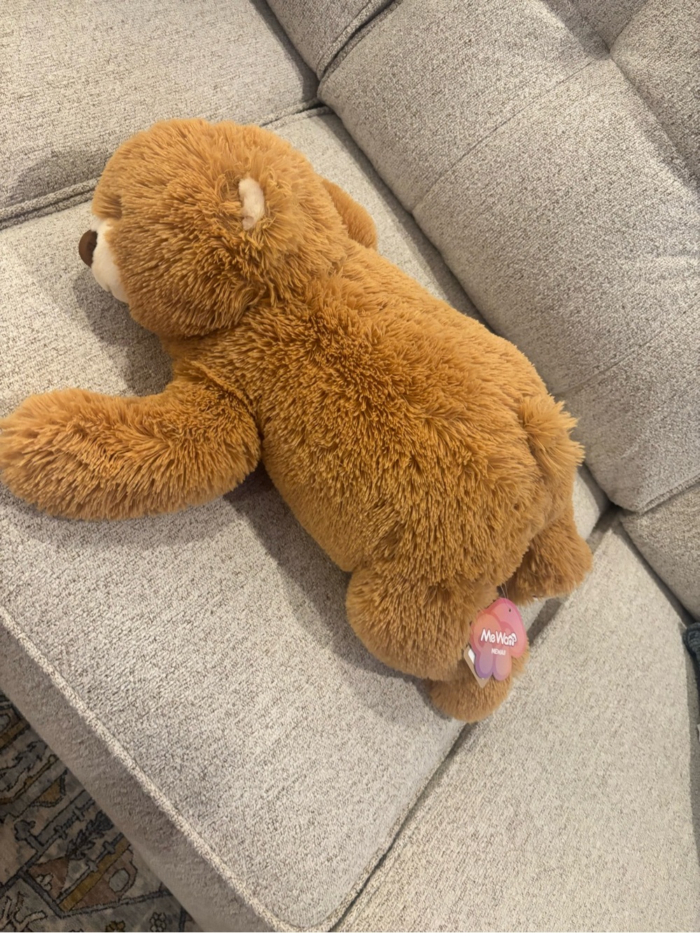 Mewaii Weighted Plush Teddy Bear 5lbs Brown Stuffed Animal Sensory Toy NEW